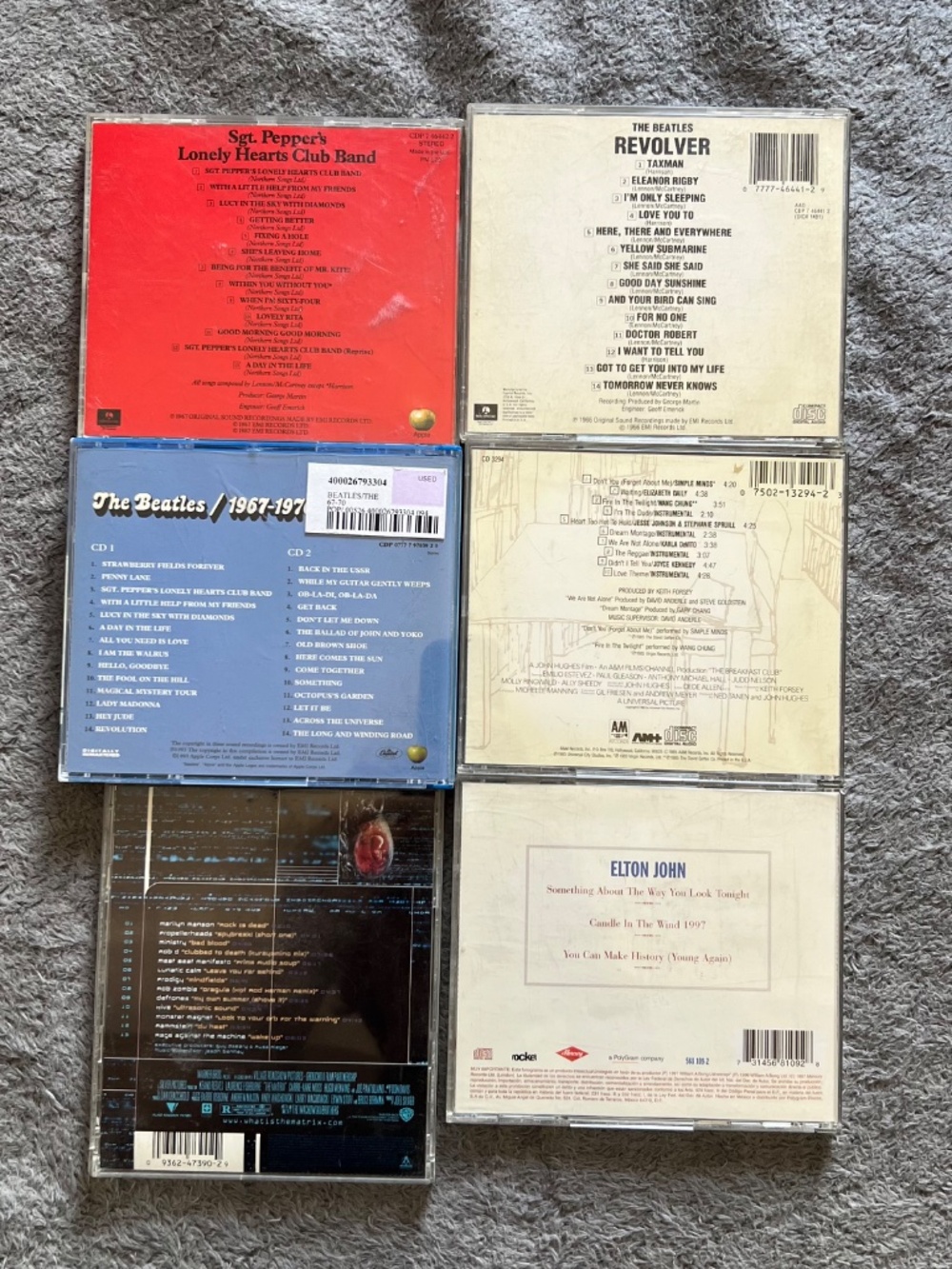 CD Beatles / Matrix / Breakfast Club / Elton Bundle - Picture 2 of 3